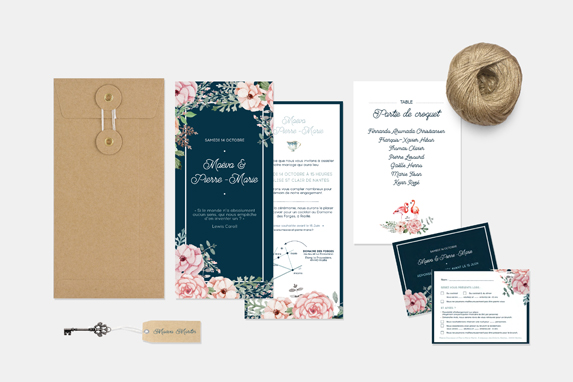 Papeterie de mariage Alice aux pays des merveilles