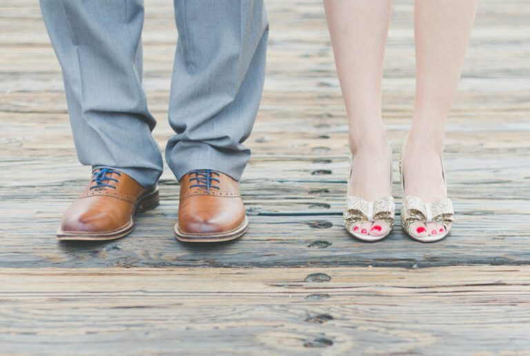 Chaussures des mariés