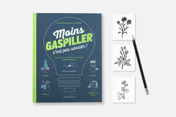 Couverture livre Moins gaspiller c'est pas sorcier